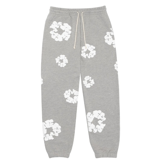 Denim Tears The Cotton Wreath Sweatpants Grey-Empxre Boutique
