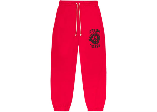 Denim Tears Denim University Sweatpants (SS24) Red