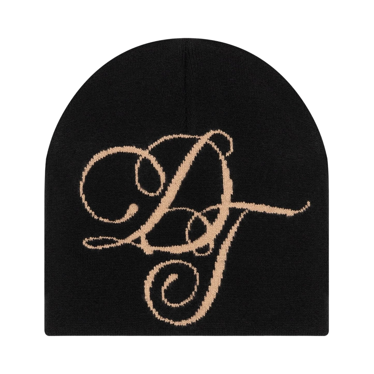 Denim Tears Metallic Gold Script Beanie-Empxre Boutique