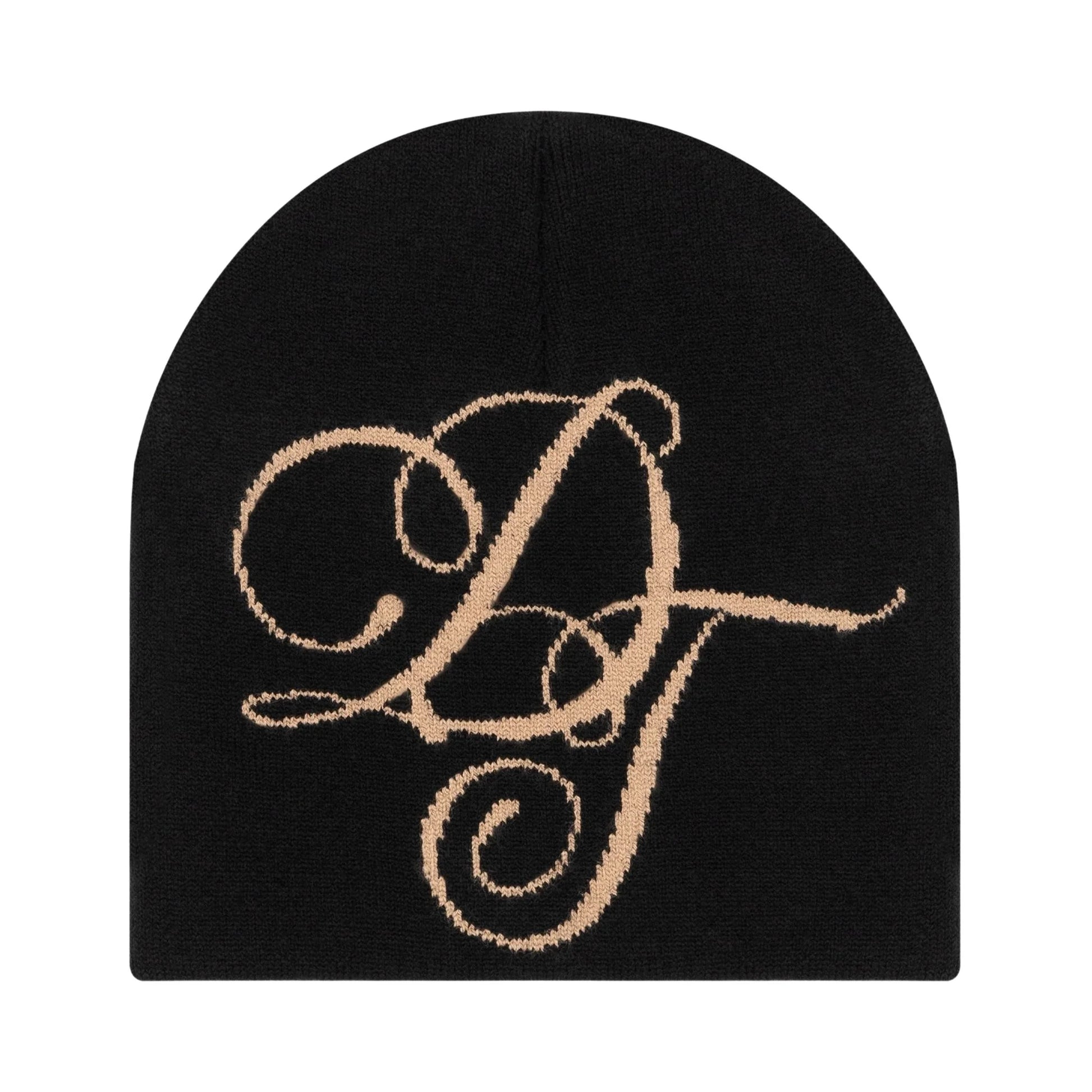 Denim Tears Metallic Gold Script Beanie-Empxre Boutique