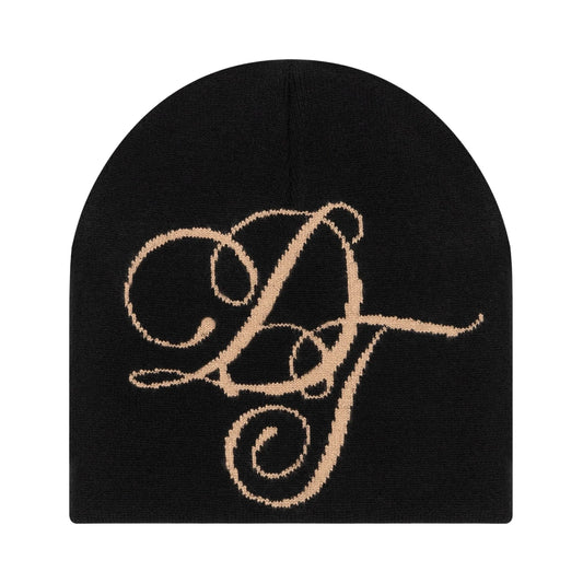 Denim Tears Metallic Gold Script Beanie-Empxre Boutique