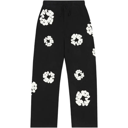 Denim Tears Cotton Wreath Baggy Sweatpants Black-Empxre Boutique