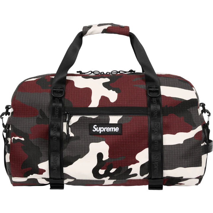 Supreme Duffle Bag Red Camo