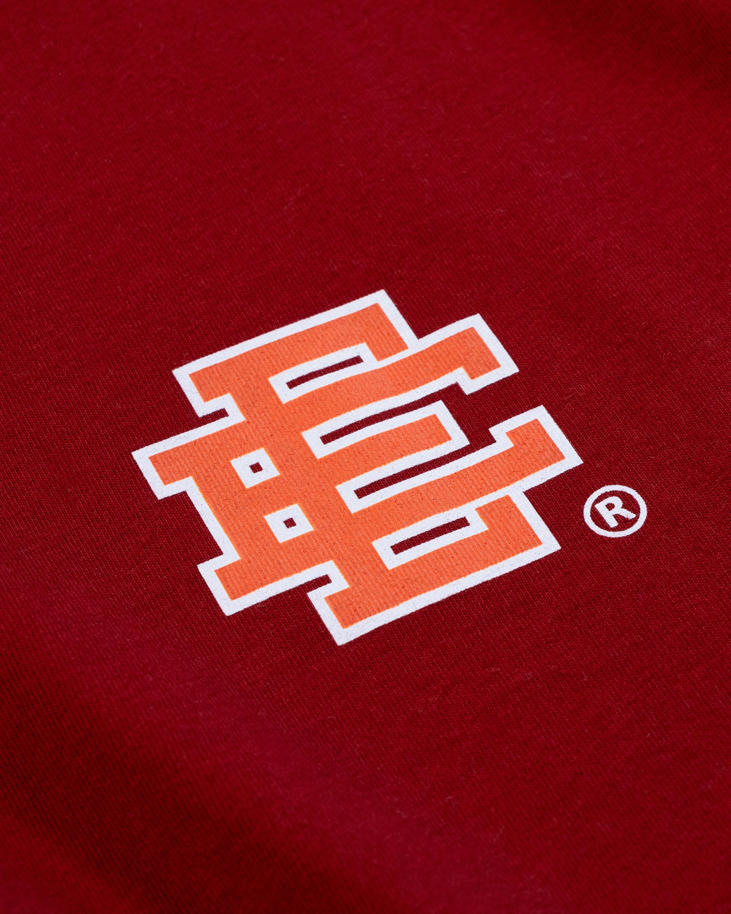 Eric Emanuel Basic T Shirt Red with Orange-Tees-Empxre Boutique