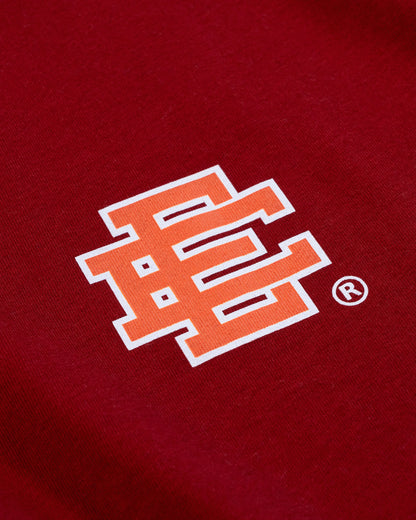 Eric Emanuel Basic T Shirt Red with Orange