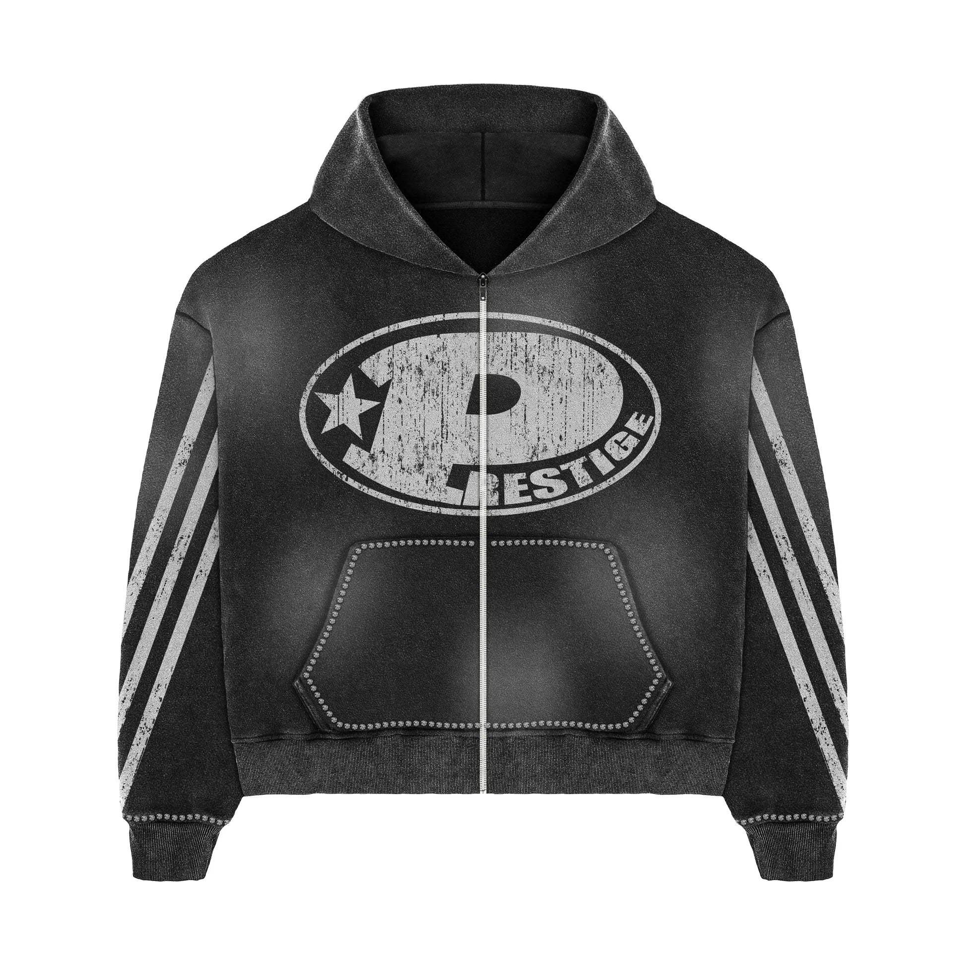 Prestige Big P Hoodie Black-Empxre Boutique