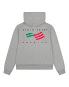 Denim Tears America Sportswear Zip Hoodie Grey-Hoodies-Empxre Boutique
