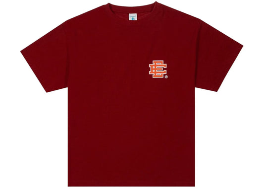 Eric Emanuel Basic T Shirt Red with Orange