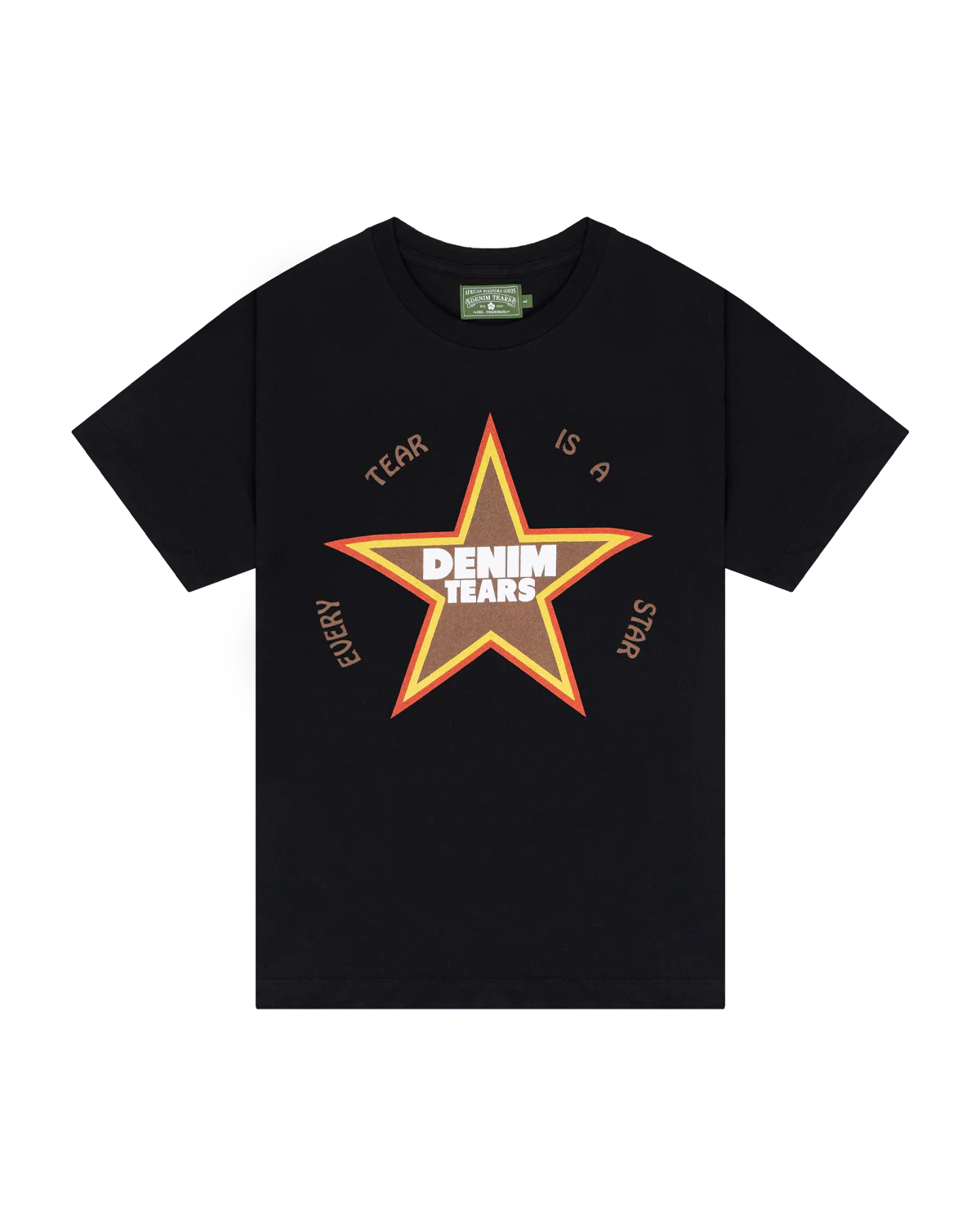 Denim Tears Every Tear Is A Star Tee Black