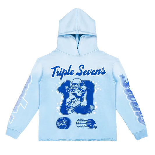 Triple Sevens All Star Football Blue Hoodie
