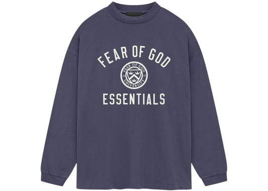 Essentials Jersey Long Sleeve Tee Marine