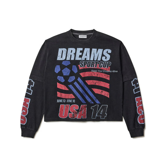 Vale Forever USA 14 Faded Black Longsleeve-Empxre Boutique