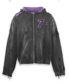 Triple Sevens Trap Logo Reversible Zip Up-Empxre Boutique