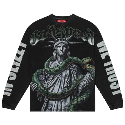 Godspeed Top 5 Slizzy Longsleeve Black Wash-Empxre Boutique