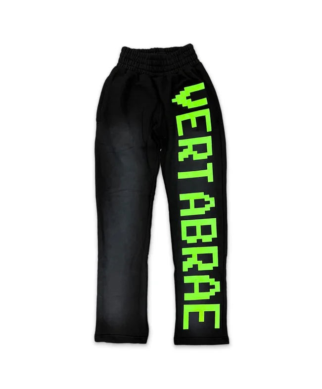 Vertabrae C-2 Sweatpants Black/Glow/Green-Empxre Boutique