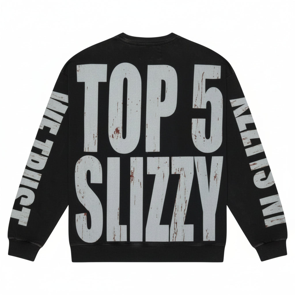 Godspeed Top 5 Slizzy Longsleeve Black Wash-Empxre Boutique