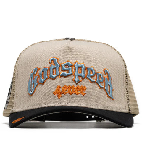 Godspeed Trucker Hat Bone-Empxre Boutique