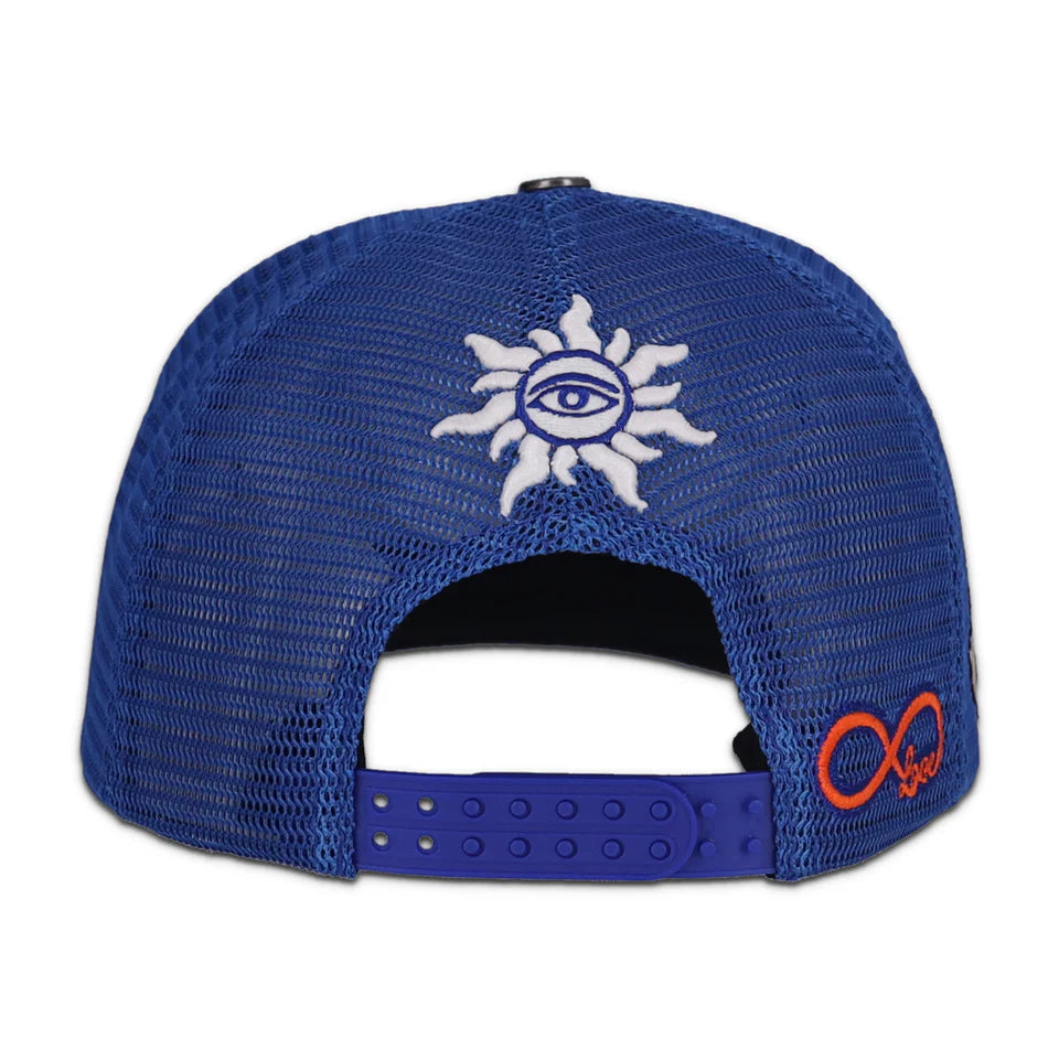 Godspeed Forever Trucker Hat Blue-Empxre Boutique