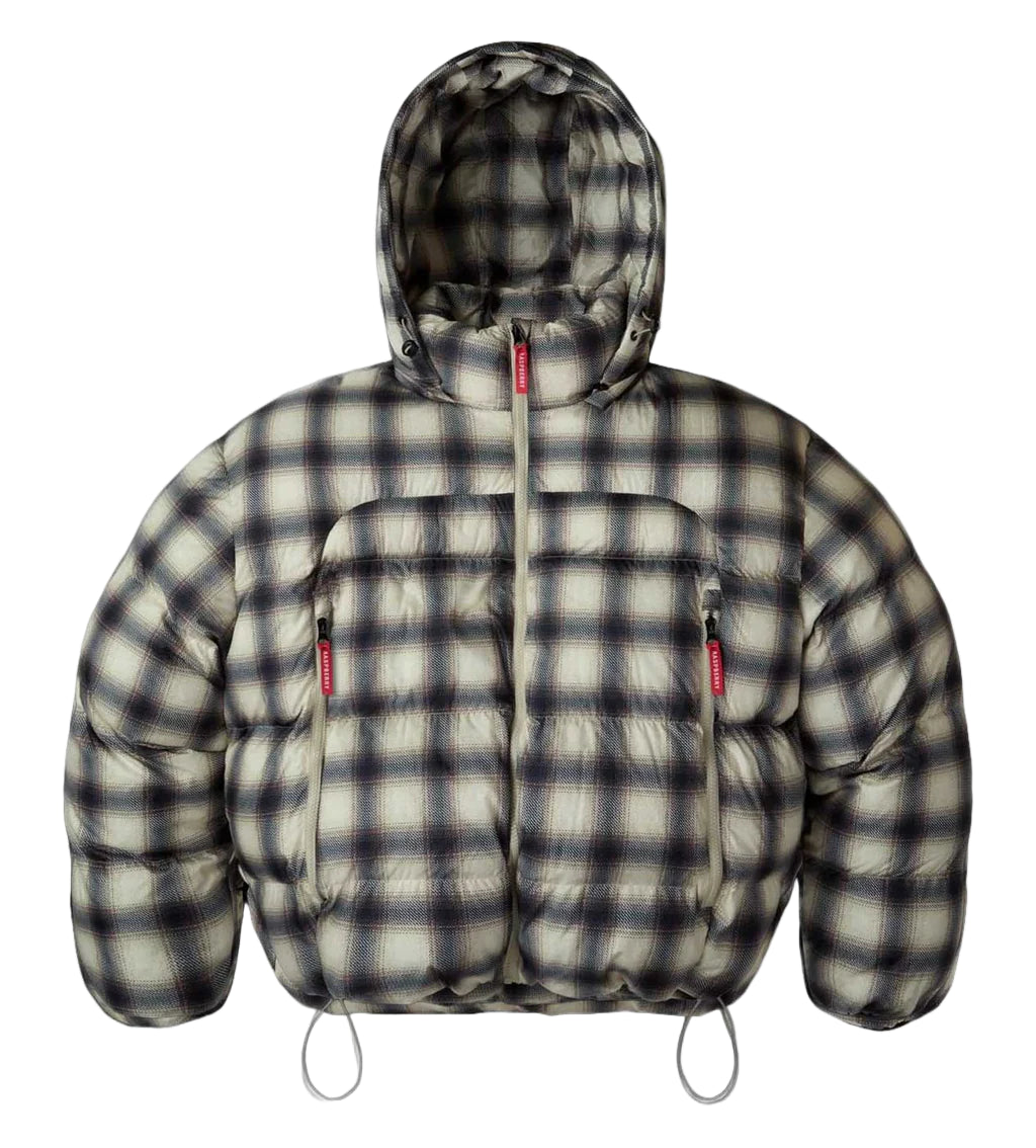 GV Gallery Raspberry Hills Plaid Puffer-Empxre Boutique