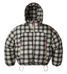 GV Gallery Raspberry Hills Plaid Puffer-Empxre Boutique