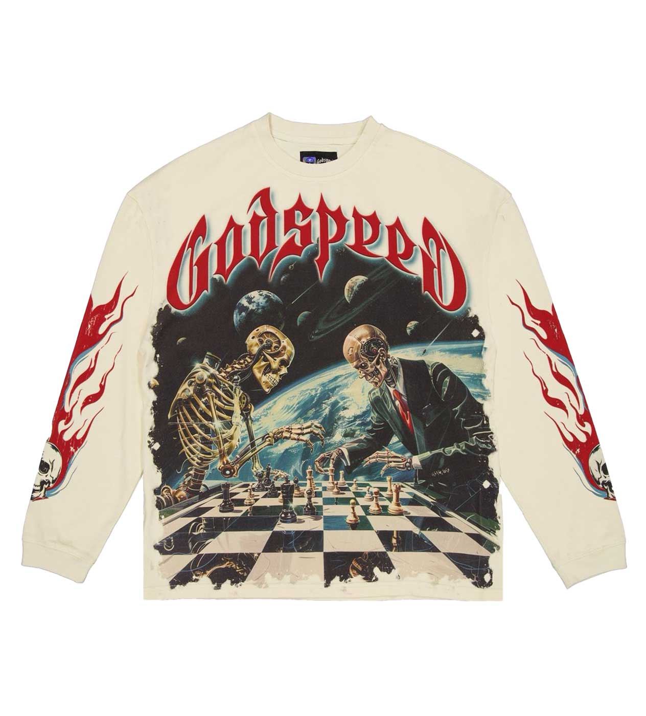 Godspeed Checkmate Longsleeve Bone-Empxre Boutique