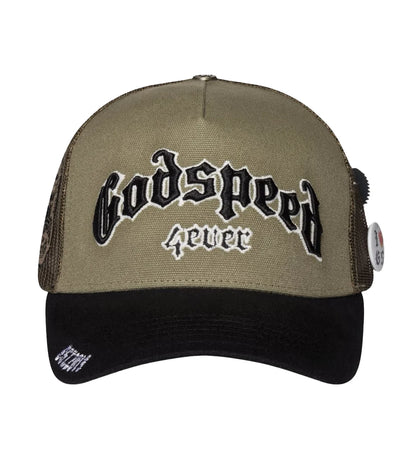 Godspeed Forever Trucker Olive-Empxre Boutique
