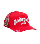Godspeed Forever Trucker Hat Red-Empxre Boutique