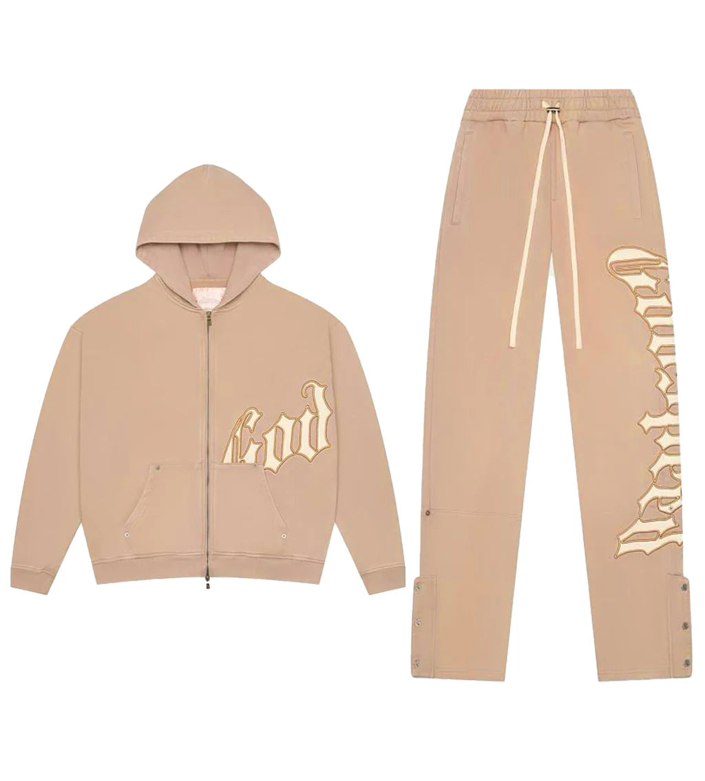 Godspeed OG Logo Sweatsuit V2 Sand-Empxre Boutique