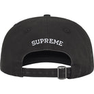Supreme Pigment Coated 2-Tone S Logo 6-Panel Black-Empxre Boutique