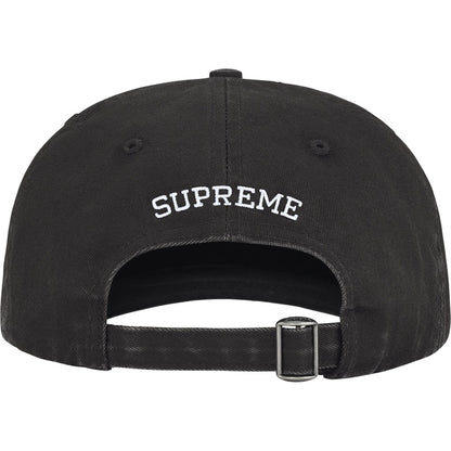 Supreme Pigment Coated 2-Tone S Logo 6-Panel Black-Empxre Boutique