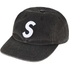 Supreme Pigment Coated Canvas S Logo 6-Panel Hat Black-Empxre Boutique