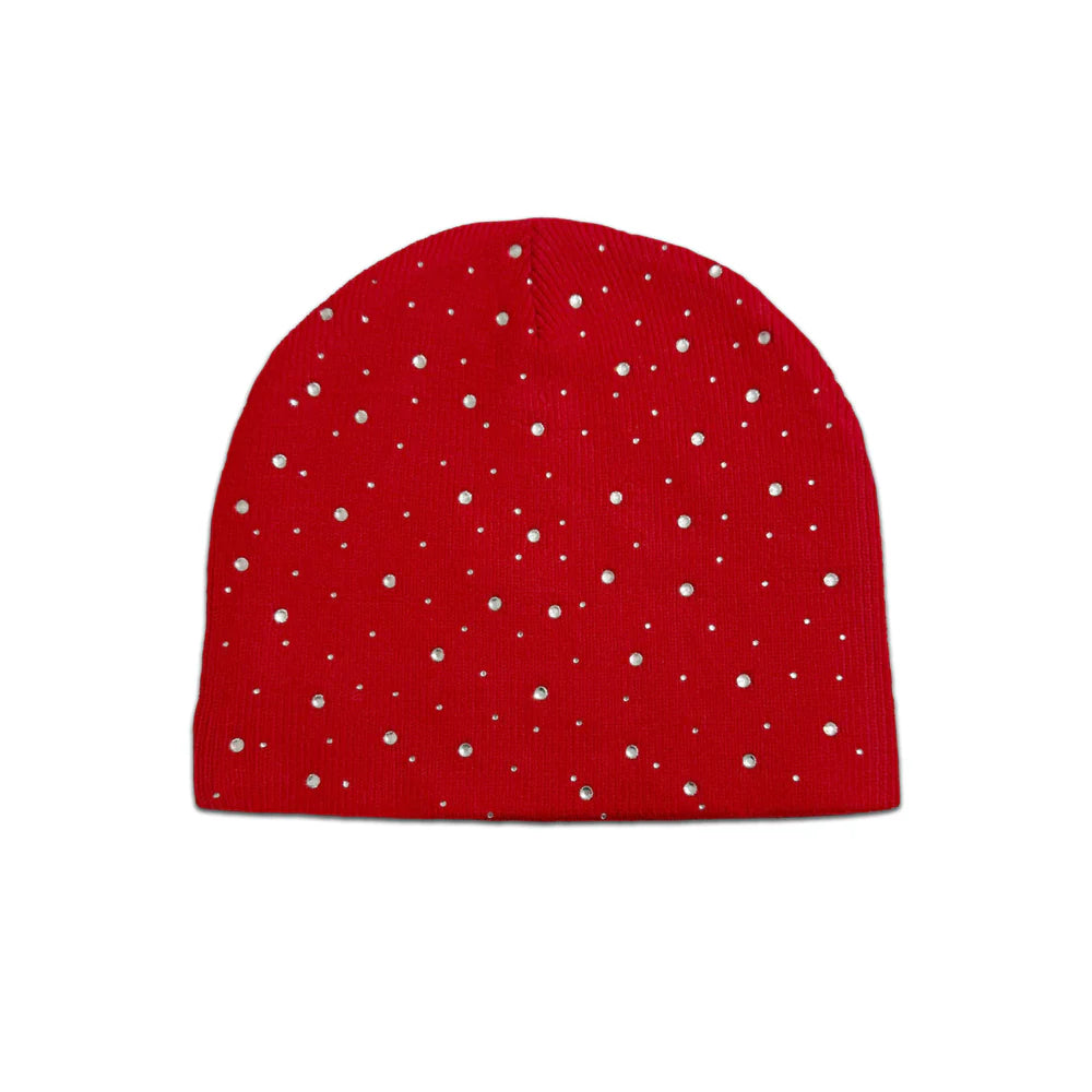 Heights District Constellation Jewel Beanie Red