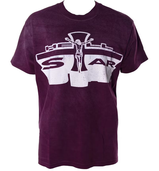 Hellstar Jesus T-Shirt Brown
