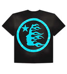 Hellstar Sports Logo Gel Tee Black Light Blue-Empxre Boutique