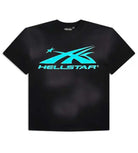 Hellstar Sports Logo Gel Tee Black Light Blue-Empxre Boutique