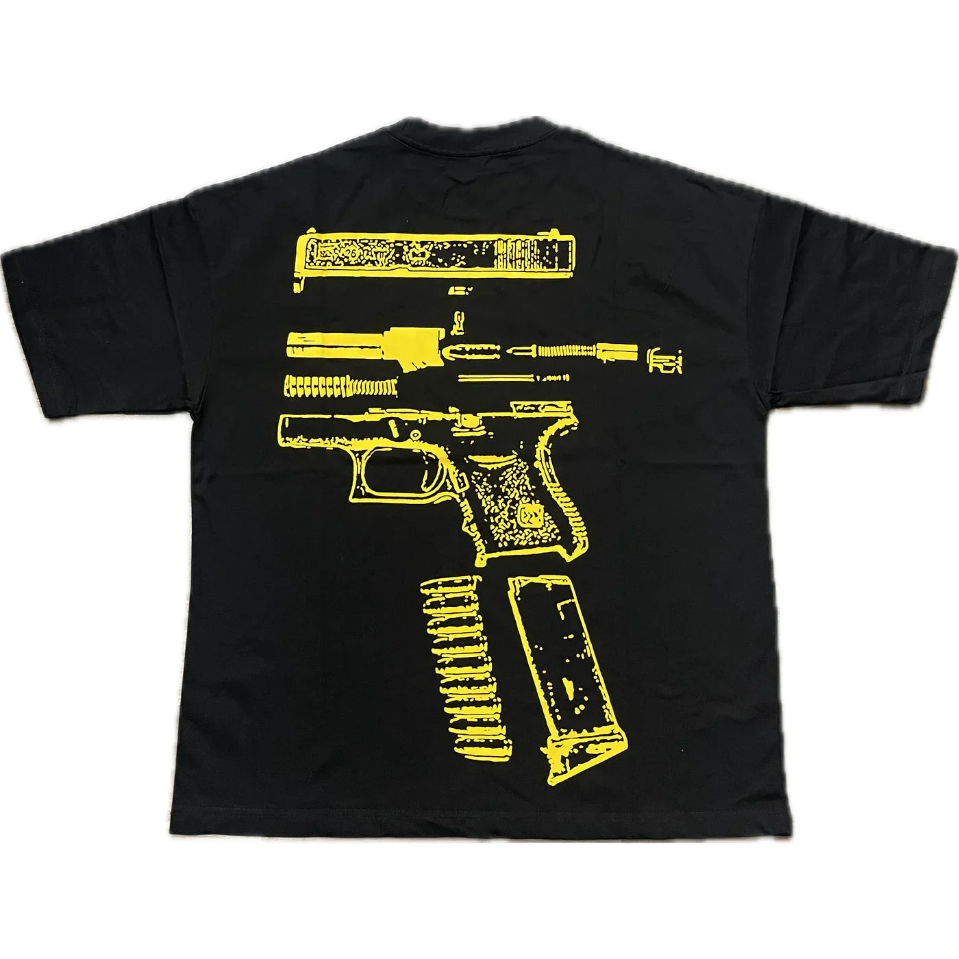 Kixkz Clothing In Glock We Trust Tee Black/Yellow-Empxre Boutique