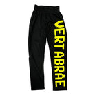 Vertabrae Washed Sweatpants Black Yellow-Empxre Boutique