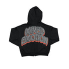 Mixed Emotion Last Dance Rhinestone Hoodie Black-Hoodies-Empxre Boutique