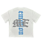 Mixed Emotions White Angel Rhinestone Tee-Empxre Boutique