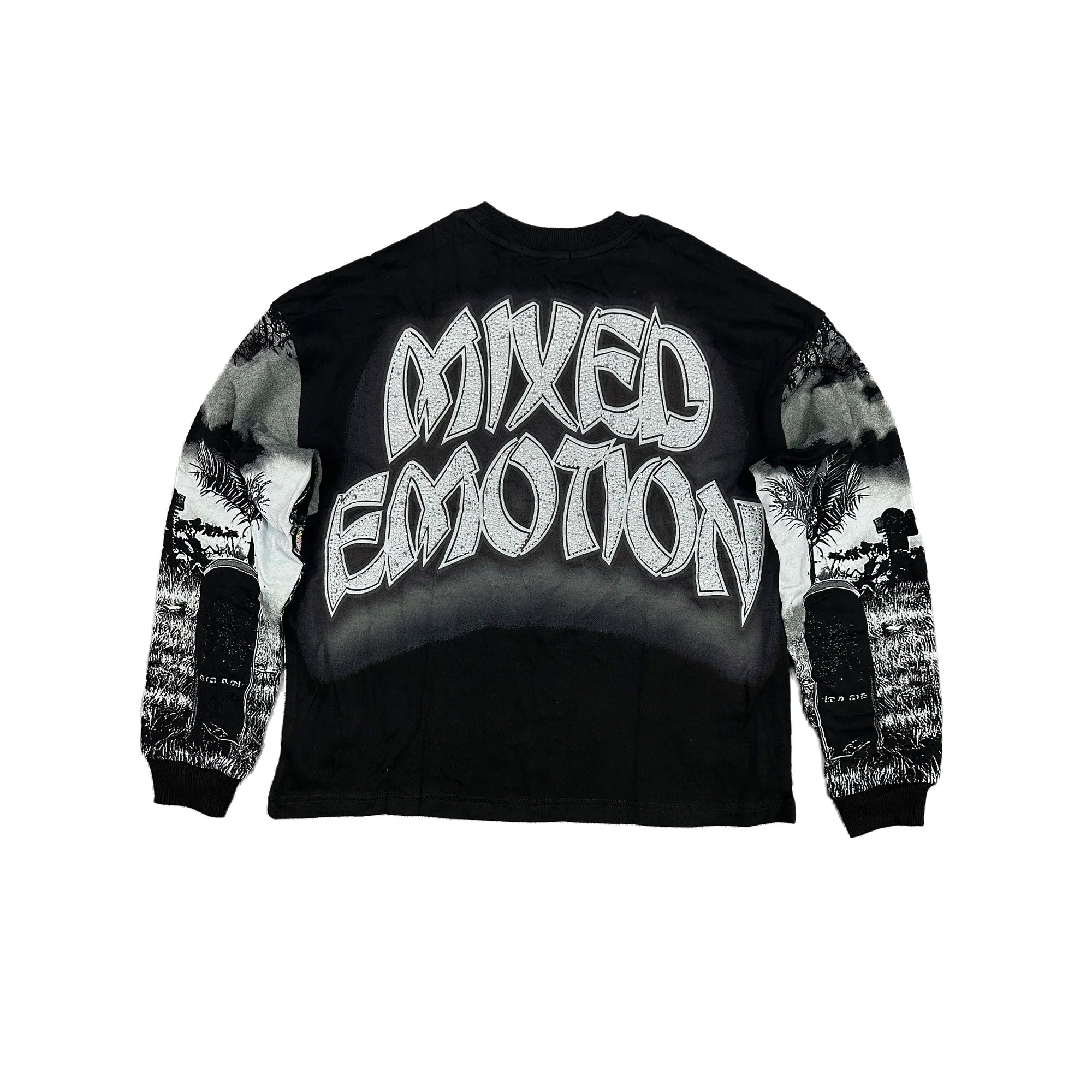 Mixed Emotion Tombstone Long Sleeve-Long Sleeves-Empxre Boutique