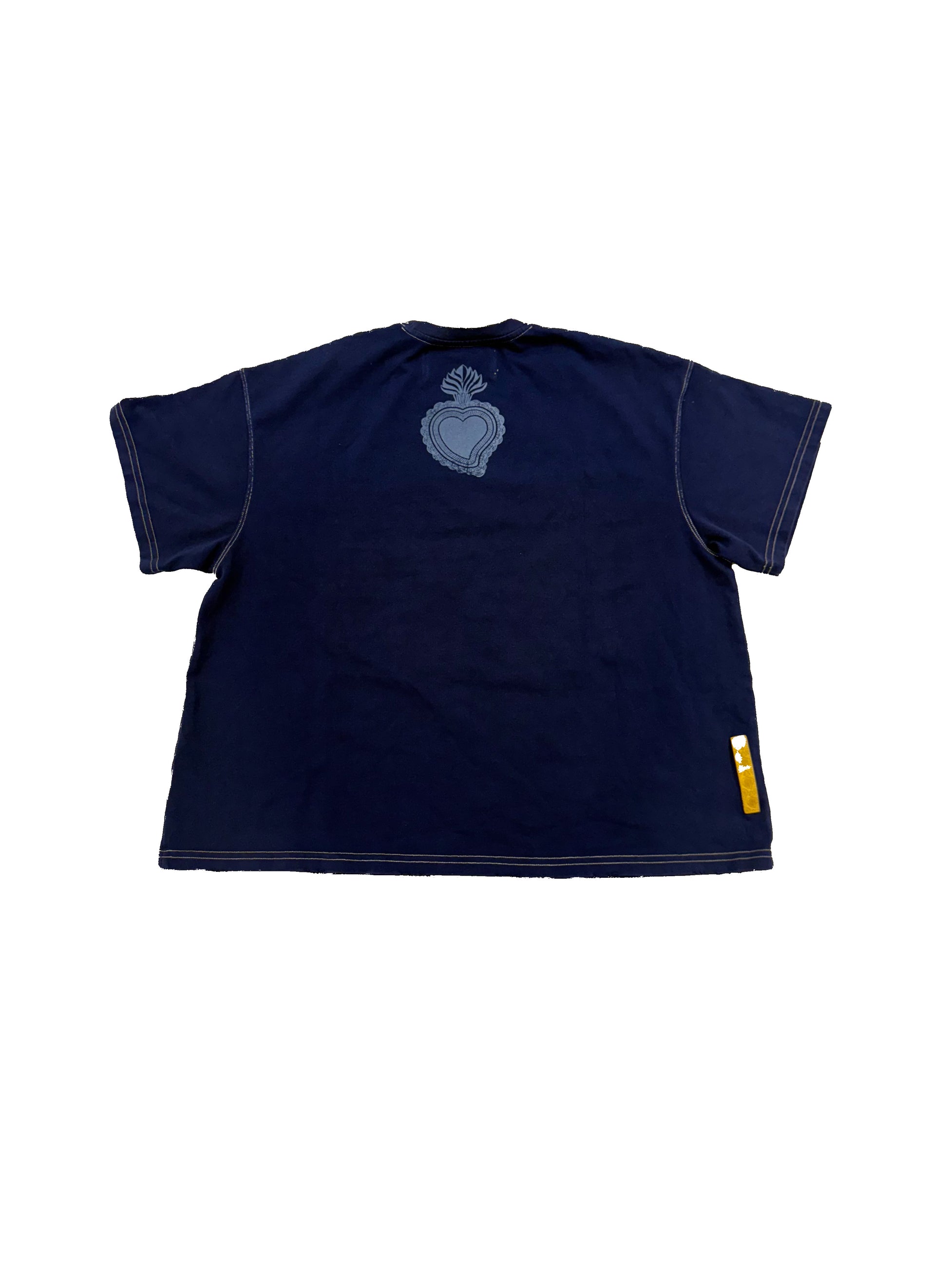 When Smoke Clears Diamond Tee Blue-Empxre Boutique