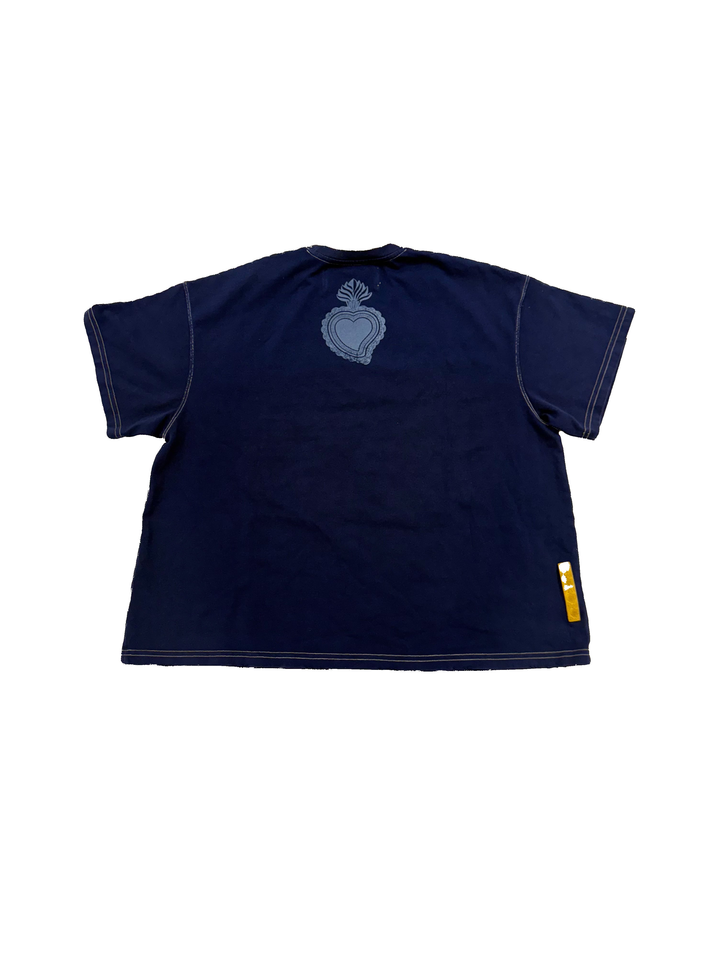 When Smoke Clears Diamond Tee Blue-Empxre Boutique
