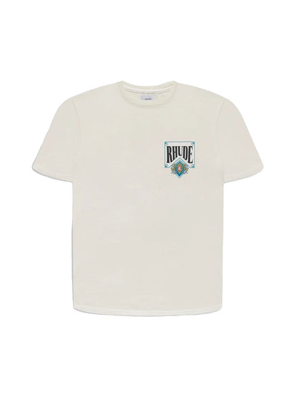 Rhude Card Tee Beige-Empxre Boutique