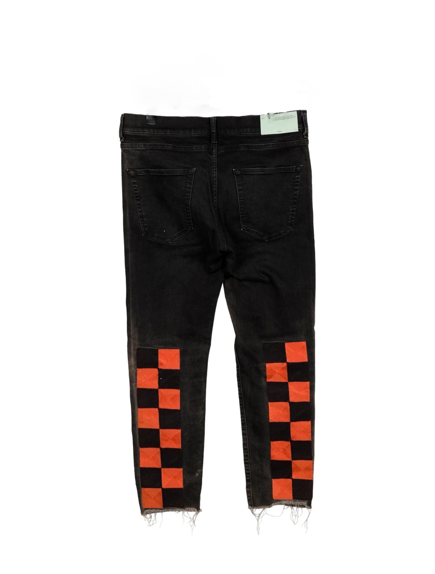 Off White 2017 Skinny Jeans Black Orange-Empxre Boutique