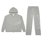 Godspeed OG Logo Sweatsuit V2 Grey Silver Satin-Empxre Boutique