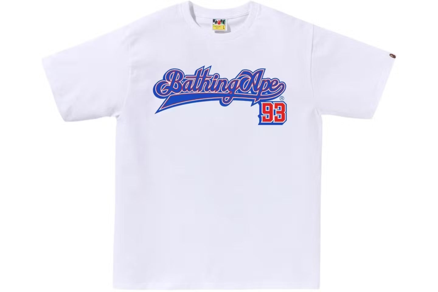 BAPE Bathing Ape Dodgers 93 Script Tee White – Empxre Boutique
