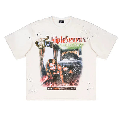 Triple Sevens	Triple Camera Tee Cream