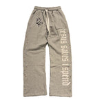 Jesus Saves I Spend Sweatpants Grey-Empxre Boutique