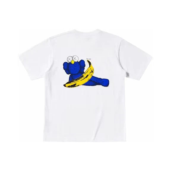 KAWS x Warhol Graphic Tee White/Blue-Empxre Boutique