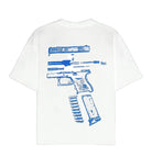 Kixkz Clothing In Glock We Trust Tee White/Blue-Tees-Empxre Boutique